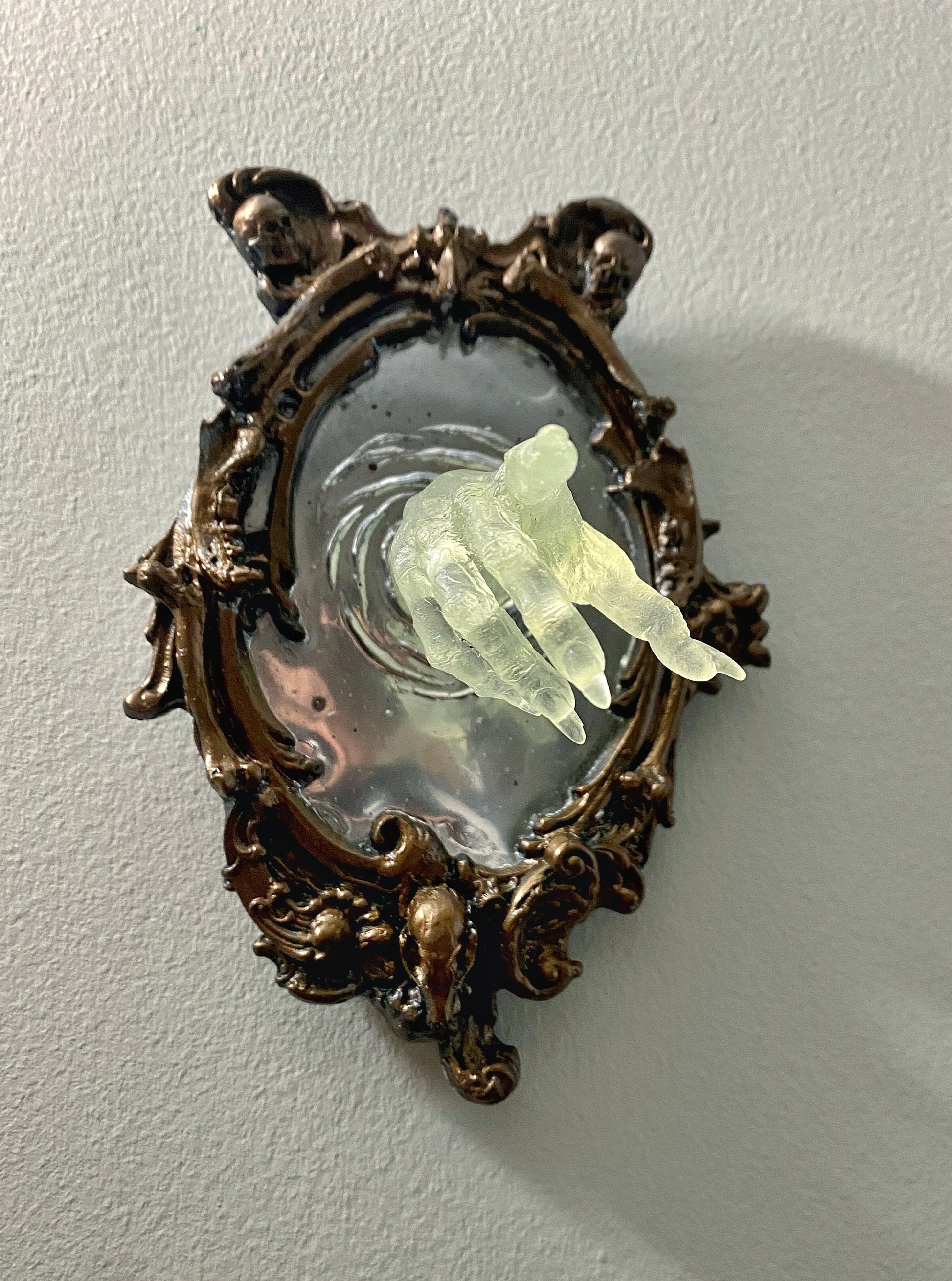 Spectral Hand Wall Plaque, Glow in the Dark